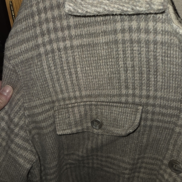 Joie Plaid Soft Shacket, XL - Picture 4 of 7